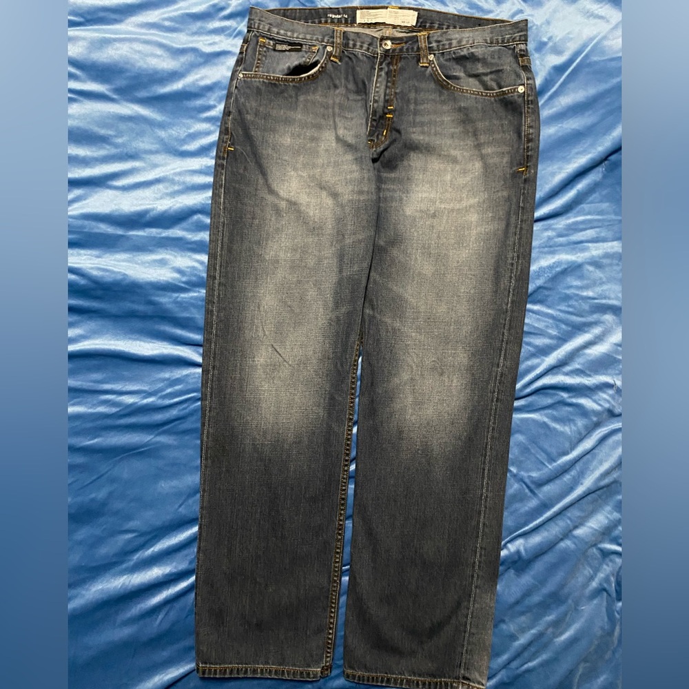 Y2k regular fit rocawear grunge jeans southpole like wash
